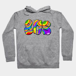 80S RAINBOW 1980 Retro Hoodie